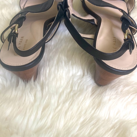 Black Wedge Sandals - Picture 3 of 3